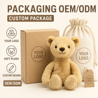 Boneka Beruang Plush Kustom Langsung dari Pabrik, Berdasarkan Desain OEM ODM, Boneka Karakter Isi Dakron untuk Merek IP Asli