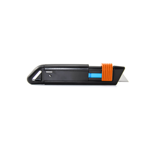 386015 Cuchillo retráctil multiusos ABS con 60 filos #   Cuchilla de Acero al Carbono para Corte Industrial y Bricolaje - Product Image 1