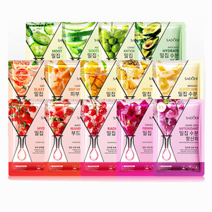 Maschera viso idratante SADOER al cetriolo e aloe per riparare la pelle ruvida e screpolata e controllare il sebo - Product Image 1