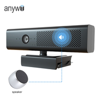 Anywii kamera Web konferensi semua dalam satu, kamera Web 1080p dengan Speaker dan mikrofon untuk ruang konferensi Video