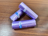 HDPE LDPE全自动高速双线塑料星形密封t恤垃圾袋卷式制造机