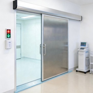 <span class=keywords><strong>Puertas</strong></span> Corredizas Automáticas Herméticas de Acero Inoxidable y Nylon con Tecnología Alemana Moderna para Quirófanos de Hospitales - Product Image 1