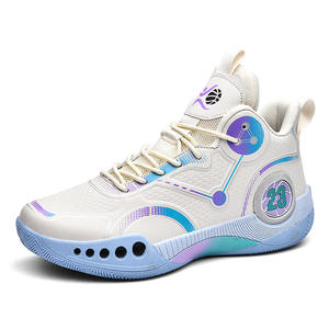 Zapatillas de Baloncesto de Caña Alta, Zapatillas Deportivas de Moda, Antideslizantes, Resistentes al Desgaste, Transpirables, Ligeras, Informales - Product Image 5