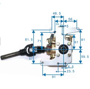 CQSP triciclo universal caixa de engrenagem reversa 110 para motocicleta