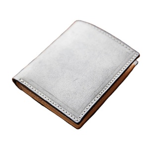 Italian Vegetable Tanned Leather Wallet Custom Slim Minimalist Card Holder Leather Men Wallet - Product Image 1