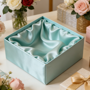Tela Satén 100% Poliéster con Aspecto de Seda, Brillante y Sedosa, para Vestidos, Cajas de Regalo Japonesas, Forro Interior, en Stock - Product Image 1