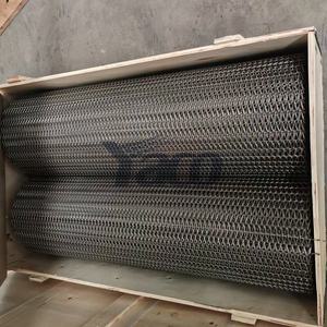 Paslanmaz çelik 304 malzeme konveyör tel örgü kemer spiral ızgara tel örgü zincir kemer satış - Product Image 6