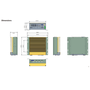 คอมพิวเตอร์อุตสาหกรรม OEM ODM KTB แบบไม่มีพัดลม ใช้ซีพียู Core I7/I5/I3 รุ่นที่ 6 7 8 9 พร้อมพอร์ต COM 10 ช่อง และ LAN 2.5GbE รองรับ OEM/ODM รุ่นอุตสาหกรรม 11 10 7 - Product Image 4
