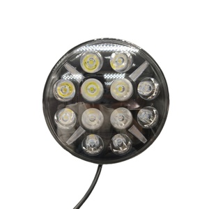 Piezas de Sistema de Iluminación para Camiones de Alta Calidad A08, Luz LED en Forma de Cruz de 7 Pulgadas, 24V, Color Ámbar, Universal para Camiones Pesados - Product Image 1