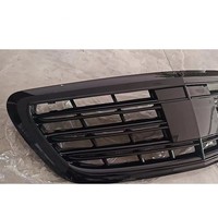 Grille de voiture pour Mercedes Benz classe S W222 modèle AMG modifié noir brillant face avant grille d'admission d'air avant filet central