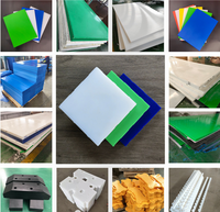Plaque en plastique HDPE blanche personnalisée, résistante à l'usure, plaque en PE colorée de 6 mm à 26 mm, plaque en plastique HDPE résistante aux UV