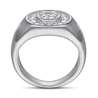 MuShan Sieraden 925 Sterling Zilveren Ringen Bands Ringen Bands Ring 7A Zirconia Valentijn Engagement Anniversary Vrouwen Gift