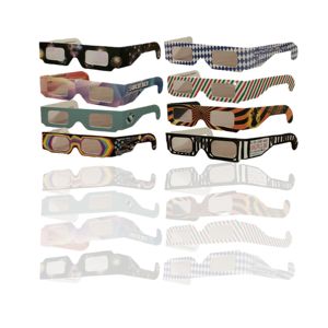 Verres de Diffraction <span class=keywords><strong>en</strong></span> carton d'usine impression personnalisée <span class=keywords><strong>arc</strong></span>-<span class=keywords><strong>en</strong></span>-<span class=keywords><strong>ciel</strong></span> pour Noël feu d'artifice spectacle de lumière verres de Diffraction <span class=keywords><strong>en</strong></span> papier - Product Image 1