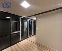 Maison modulaire en conteneur de 12 pieds, extensible, pour étudiants, avec chambre, petite cuisine et salle de bain