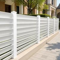 Fabricant de clôtures en aluminium OEM ODM, installation facile, taille personnalisée, système de clôture à lamelles préfabriquées pour les limites de jardin