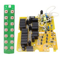 Control Remoto Inalámbrico Industrial de Doble Velocidad con 12 Botones, Interruptor de Botón Pulsador Metálico a Prueba de Agua IP66 para Grúa