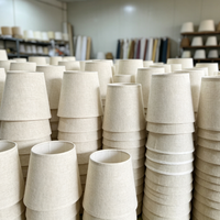 Abat-jour en tissu de lin minimaliste moderne pour lampes de table/de chevet/de mur/de sol