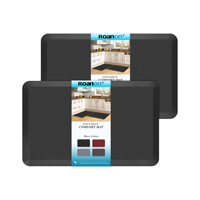 Tapis anti-fatigue rembourré en PU, imperméable, pour bureau debout, cuisine, sol, bureau, chambre, salle de bain