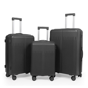 Set di Tre Valigie in Poliestere Ultra-leggero da 20 Pollici, Grande Capacità, <span class=keywords><strong>Ruote</strong></span> Universali, Chiusura con Password - Product Image 6