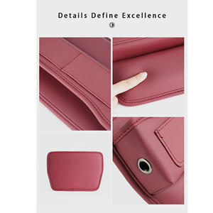 Boîte de rangement pour cartes en cuir PU de qualité supérieure pour voiture, boîte de rangement pour l'espace entre les sièges de voiture, accessoire intérieur multifonctionnel pour combler les espaces - Product Image 6