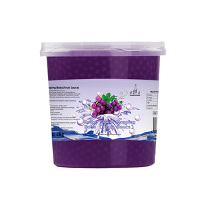 Perles de boba éclatantes <span class=keywords><strong>au</strong></span> goût de <span class=keywords><strong>caramel</strong></span>, 3 kg, à forte teneur en jus et texture éclatante, prêtes à l'emploi pour les smoothies et les bubble tea - Product Image 1