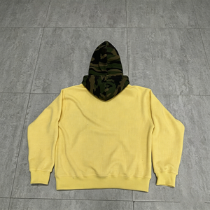 Custom Heavyweight Waffle Pullover Hooded Streetwear Silk Screen Printing Men's Hoodie Essentials - Product Image 2