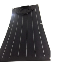 Panneaux solaires semi-fins flexibles légers à haute efficacité 100W (23,5 %) disponibles en OEM pour toitures de camping-cars et camping en extérieur