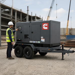 Generador Diésel Cummins Weichai Yuchai Súper Silencioso de 40 Kw 50 Kva, Insonorizado, Tipo Remolque Abierto, ATS, 50 Hz, 2 Años de Garantía - Product Image 3
