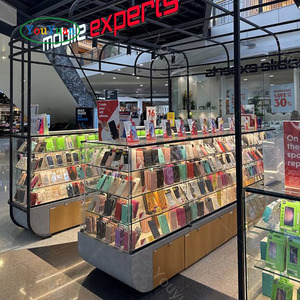 कारखाने की आपूर्ति सेल फोन एक्सेसरीज और मरम्मत कियोस्क स्मार्टफोन मोबाइल फोन स्टोर ग्लास डिस्प्ले मॉल मोबाइल कियोस्क प्रदर्शित - Product Image 4