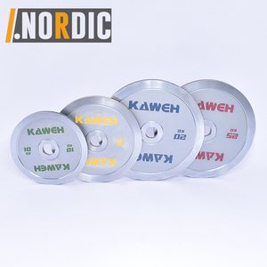 Chromed Powerlifting Steel 2 Inch <strong>Barbell</strong> Plates 0.25 0.5 1.25 2.5 5 10 15 20 25 kg Weight Plate for Deadlifting <strong>Cross</strong> Use - Product Image 2