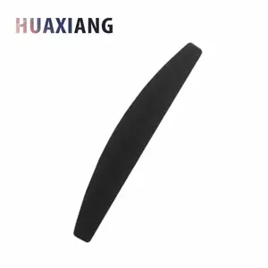 Black Professional Nail File Sanding Paper For Acrylic Nail Art 100 / 180 Grit Emery Board File