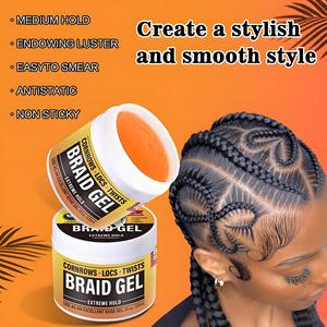 Gel tạo kiểu tóc dreadlock giữ nếp siêu mạnh 120ml, nhãn hiệu riêng, giữ nếp cả ngày, dùng cho tết tóc, tạo kiểu xoắn, giữ nếp tóc, gel tạo kiểu tóc tết bím. - Product Image 6