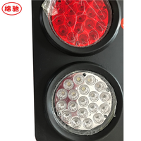 Livraison rapide camion lourd LED remorque feu arrière combinaison feu arrière pour camion remorque avec cadre