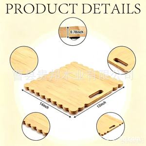 Base de madera maciza para máquina de café con ruedas para uso en cocina, hogar, pequeña tienda o molinillo. - Product Image 3
