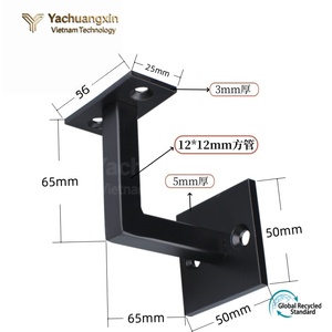 <b>Wall</b> <b>Mounted</b> Metal Arm <b>Shelf</b> Bracket Heavy Duty Triangle Support - Product Image 4
