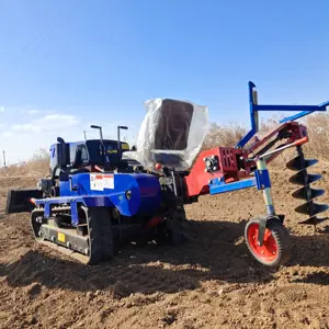 Tracteur de jardin à chenilles Compact 35HP, moteur Diesel agricole amphibie, tracteur de piste à vendre