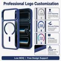 Coque de téléphone personnalisée en TPU et PC moulé avec anneau magnétique et motif logo pour iPhone 17 18 Pro Max