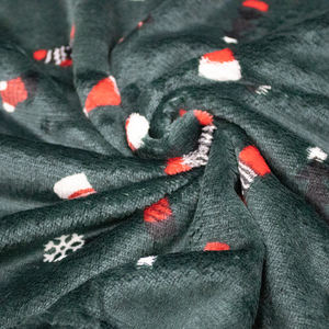 कस्टम अवकाश बर्फ सेंटा क्लॉस क्रिसमस के लिए गर्म आरामदायक फ्लैनेल फ्लेस थ्रो कंबल 100% पॉलिएस्टर ठोस खुशी के लिए - Product Image 6
