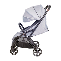 Poussette bébé pliable d'une seule main, cadre en aluminium léger, poussette de voyage portable avec auvent réglable