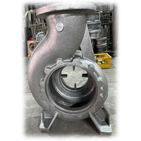 Corps de pompe chimique en acier inoxydable grande taille, résistant à la corrosion, moulé, disponible en fonderie professionnelle OEM, modèle de fonderie par moulage en sable