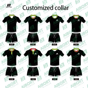 Aolan Custom Style <span class=keywords><strong>Rugby</strong></span> Jersey Shorts Teamwear Fábrica al por mayor OEM <span class=keywords><strong>Nueva</strong></span> <span class=keywords><strong>Zelanda</strong></span> <span class=keywords><strong>Rugby</strong></span> Uniformes - Product Image 4