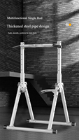 Barre de traction pliable compacte à cadre triangulaire stable, réglable en hauteur, multi-engrenages, la plus vendue pour la calisthénie à domicile en intérieur