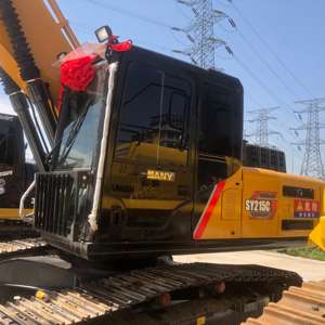 Excavateur utilisé efficace SANY SY215C grande pelle de 21Ton fabriquée en Chine Construction de bâtiments grande pelle hydraulique sur chenilles - Product Image 4