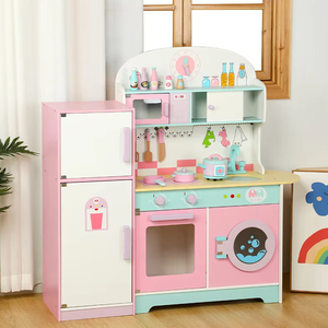 DIY yaratıcı mutfak oyna oyuncak seti eğitim aşçı ahşap bloklar ahşap oyuncaklar çocuklar <span class=keywords><strong>i</strong></span>çin - Product Image 2