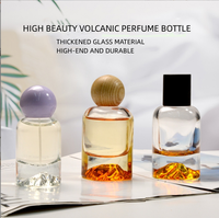 50ml Glass Volcano Perfume Bottle 30ml Botella de spray de perfume para mujer Frasco de perfume de muestra de aceite esencial de gama alta