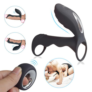 Anillo Vibrador de Silicona Recargable con Control Remoto para Agrandamiento del Pene, Juguete Sexual Electrónico para Parejas, Éxito de Ventas en Amazon - Product Image 5