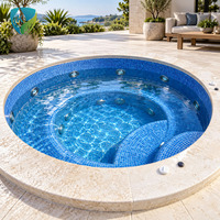 Meilleure Vente : Mini-Villa Préfabriquée Moderne avec Piscine Spa Extérieure en Fibre de Verre Chauffée, Durable et à Surface Lisse