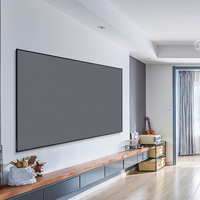 Écran de projection SCREEN PRO de haute qualité, 120 pouces, écran de projection à cadre fixe ALR (réjection de la lumière ambiante)