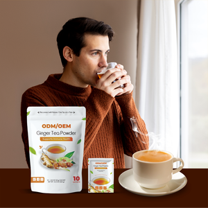 Polvo de Jengibre Natural OEM Sin Cafeína con Hierbas Instantáneas para Apoyo Digestivo y de Calor - Product Image 1