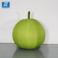 Modèle de melon gonflable personnalisé, accessoire de simulation de fruits et légumes gonflables pour la publicité extérieure et la décoration d'événements